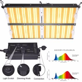 4000W LED Grow Light Kit 1134PCS LED Lights Full Spectrum Growing Lamp Veg Bloom