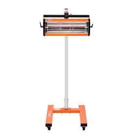 VEVOR Infrared Curing Lamp, 1500W 1-60 min Timing, Auto Heating Car Curing Light with Bracket, 3.44 sq.ft Baking Area Spray Baking Booth Heaters