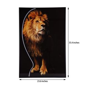Lion Wall Art with LED Light (Style: LION-L)