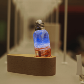 LED Wood Light Base (Style: +Sunrise bulb)